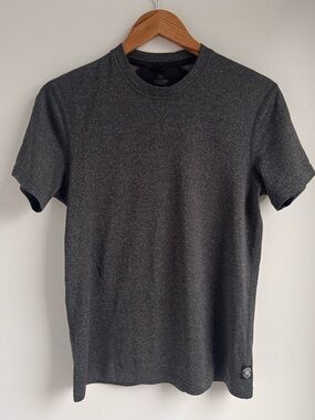 Reigning Champ Men's Charcoal Crew Neck T-Shirt Merino Blend Small